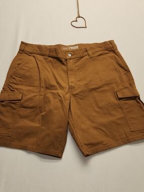 ⭐NWOT Carhartt Rugged Flex Canvas Cargo Shorts - Classic Hamilton Brown size 38
